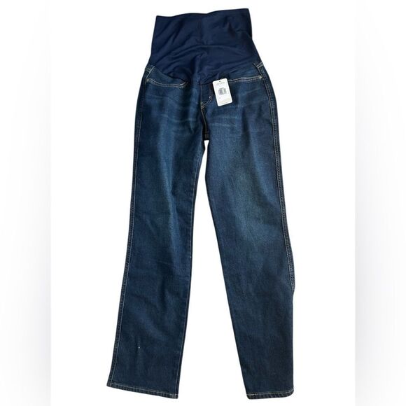 Levi Strauss Signature Gold Maternity Heritage Straight Jeans, Medium, NWT - Picture 2 of 10